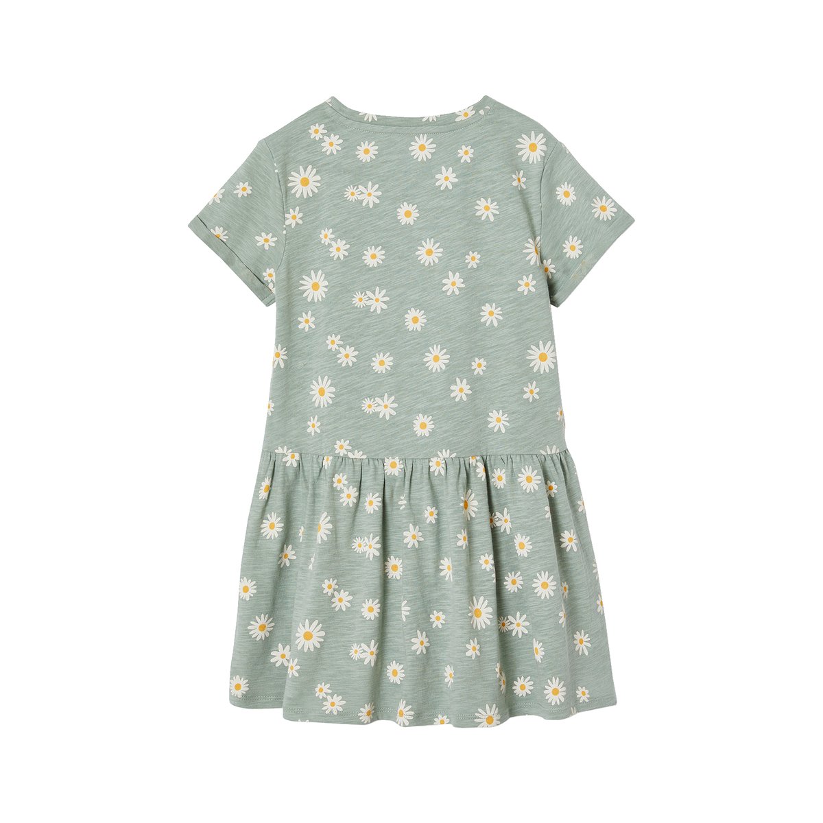 Robe imprimée vert de gris, VERTBAUDET