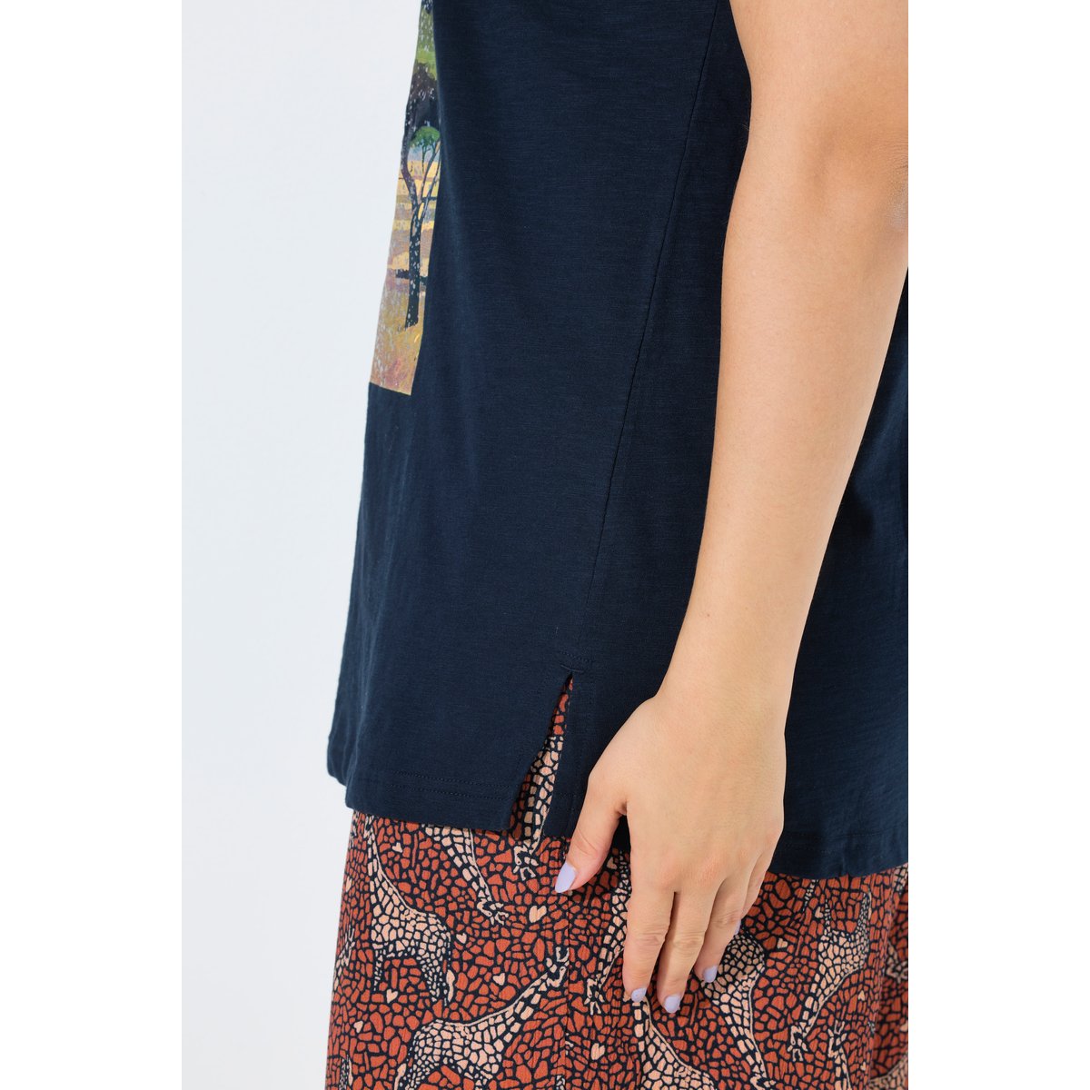 T-shirt oversize, motif savane marine, ULLA POPKEN