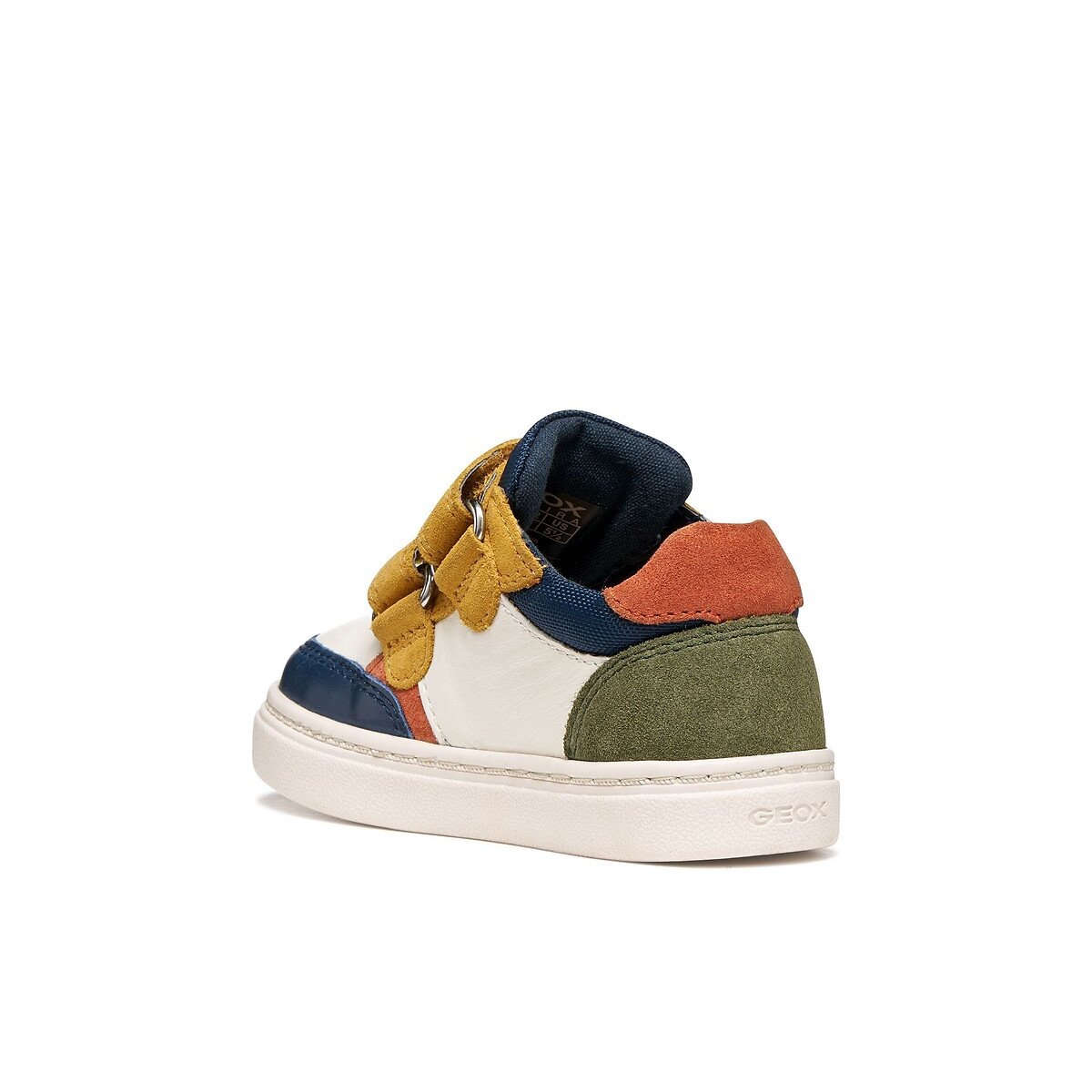Zapatillas con velcro, NASHIK blanco/mostaza , GEOX