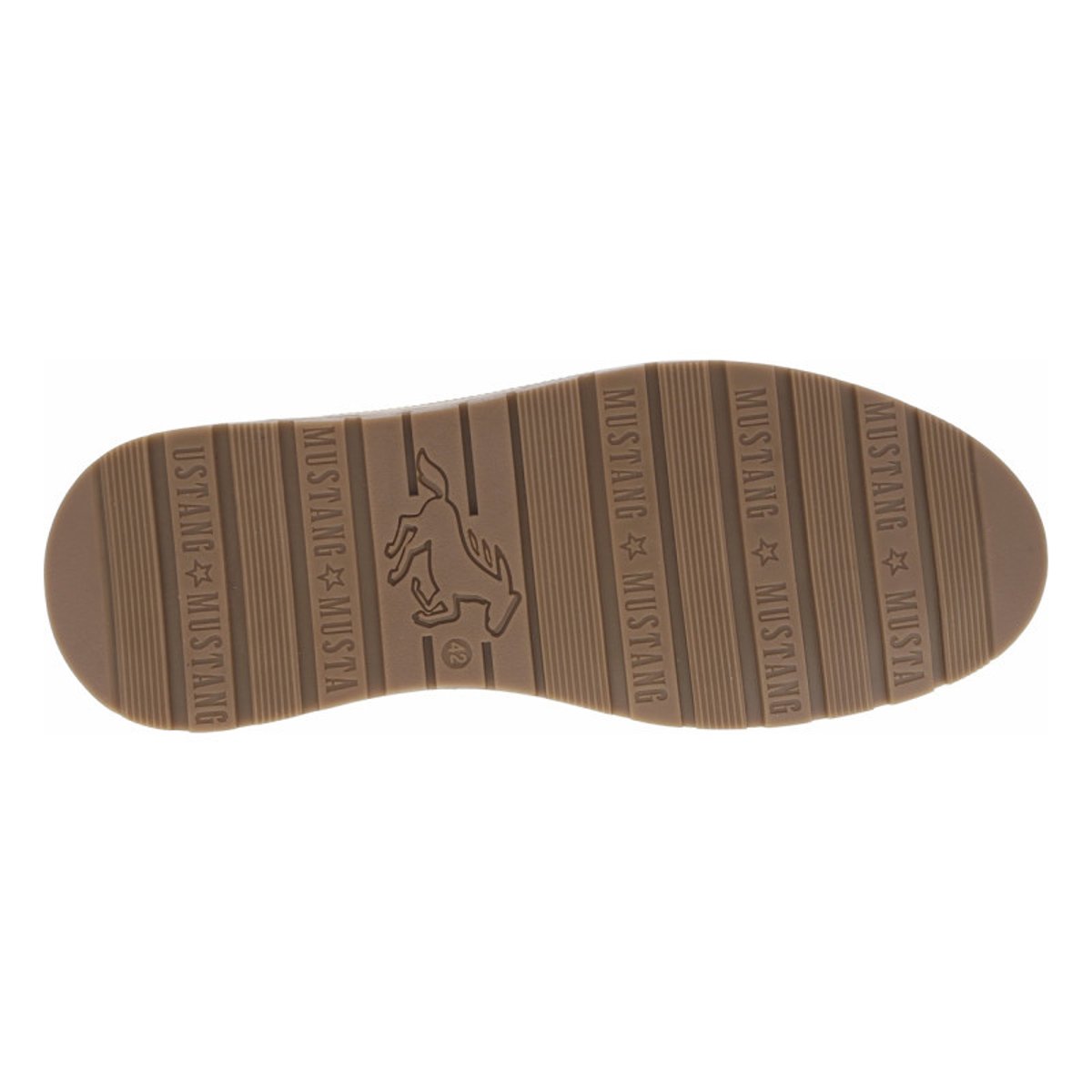 Sneakers bleu marine à talon plat avec des lacets et un zip latéral bleu marine, MUSTANG