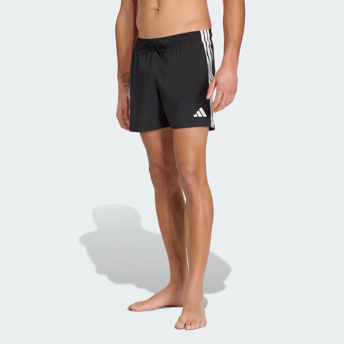 Short De Natation 3 Bandes Short De Natation 3 Bandes black / white, ADIDAS SPORTSWEAR