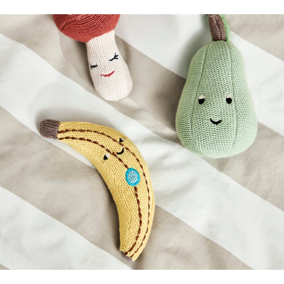 Hochet en coton MINI jaune, OYOY LIVING DESIGN