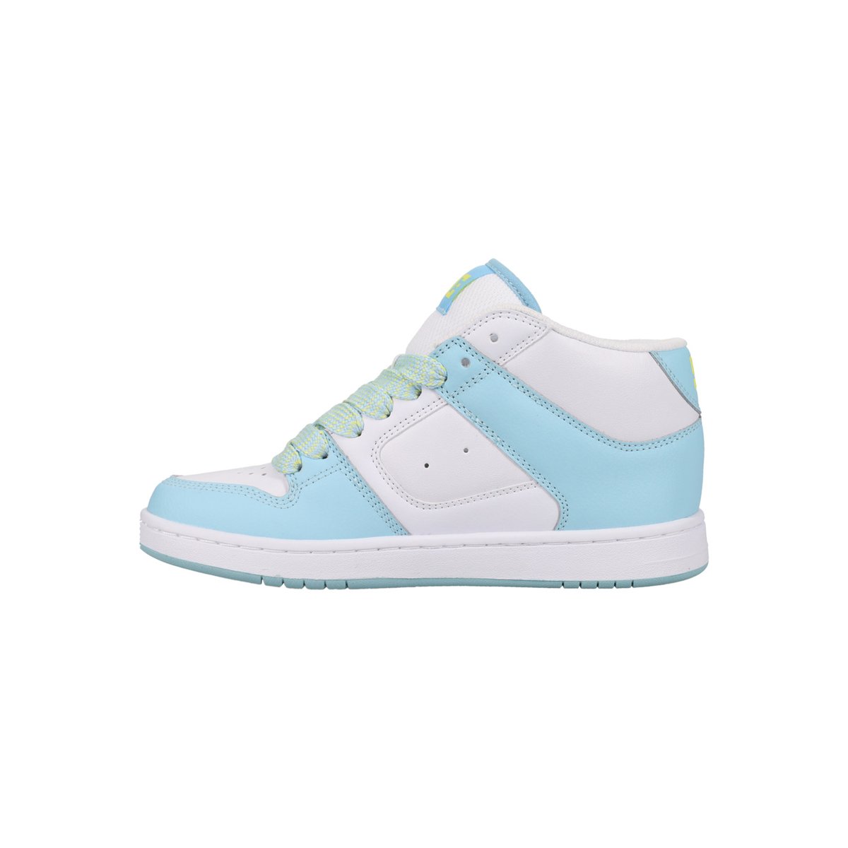 Chaussures Mid Top en cuir MANTECA 4 MID. bleu blue/yellow/white, DC SHOES