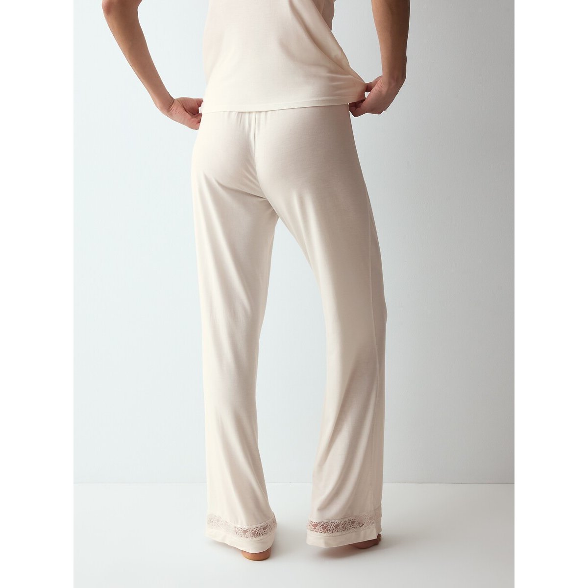 Pyjama modal majoritaire blanc cassé, TRIUMPH