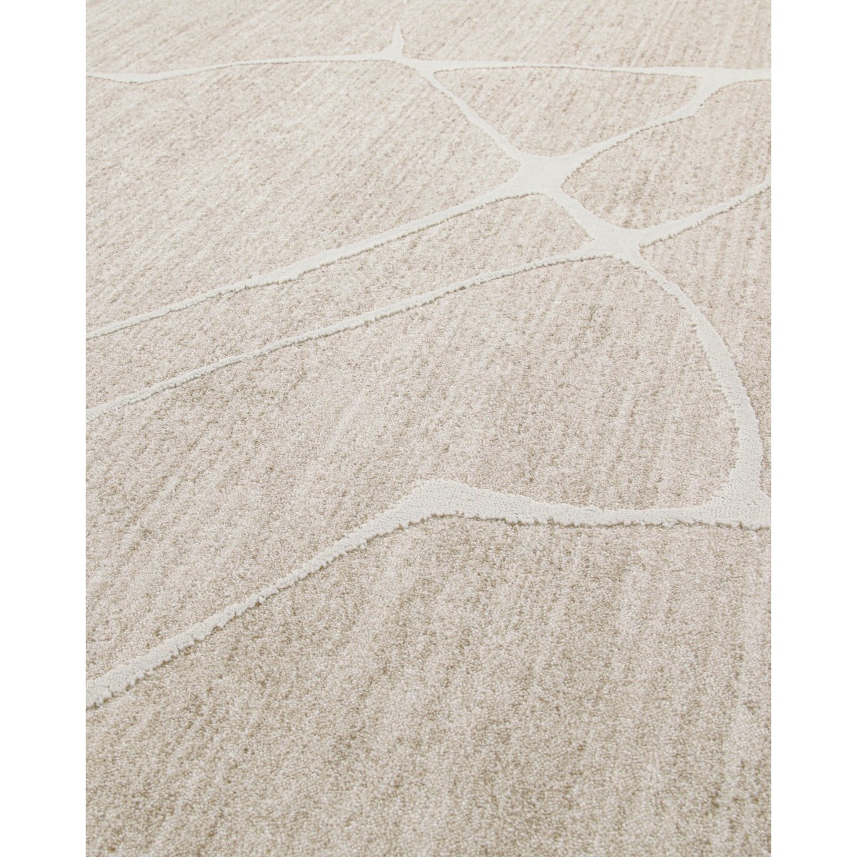 WECONhome Elite par Esprit, tissé machine, tapis poils courts, motif marbre avec effet relief, certifié OEKO-TEX® , Elite beige multicolore, ESPRIT