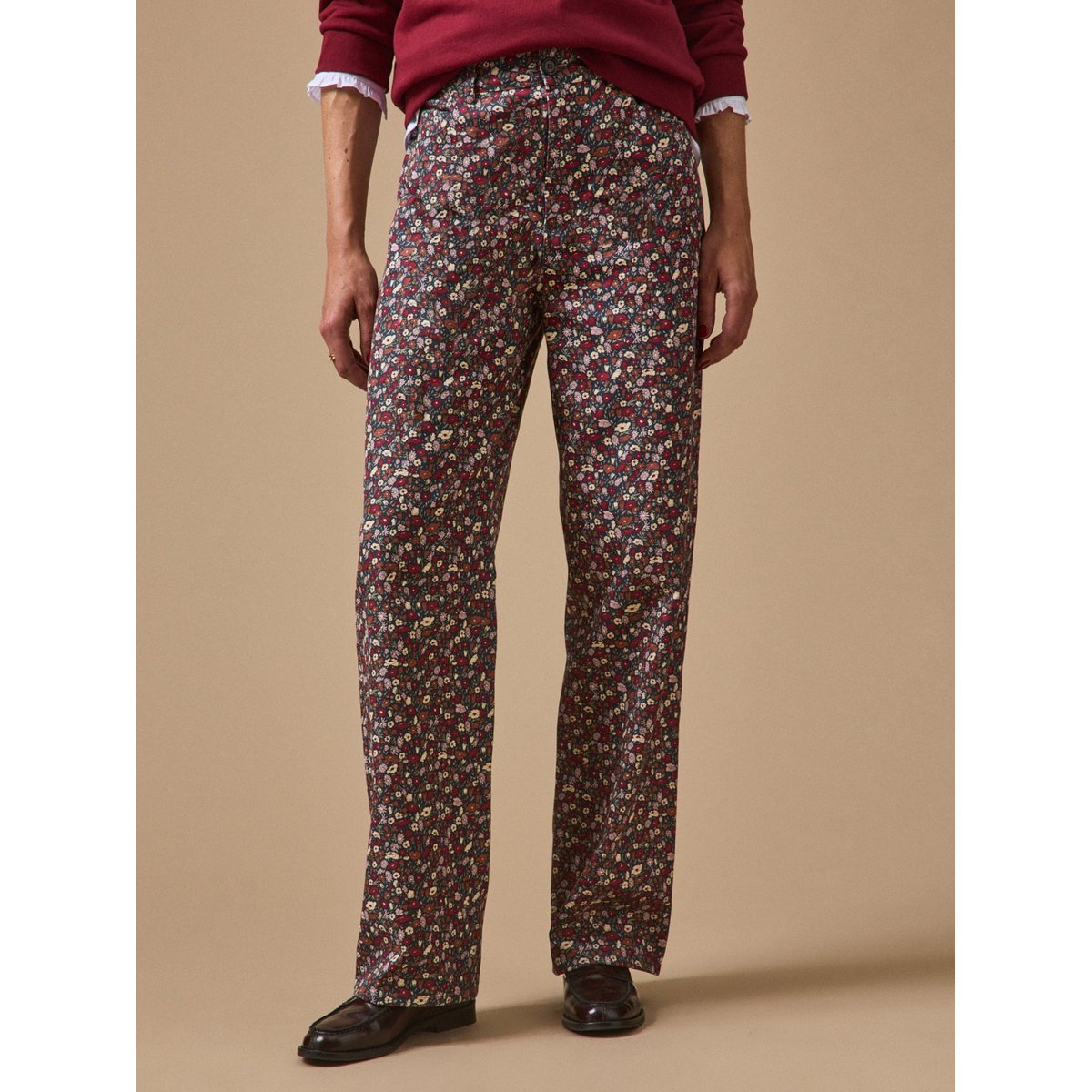 Pantalon wide Petal&Daisy - Made with Liberty Fabrics liberty petal and daisy, CYRILLUS