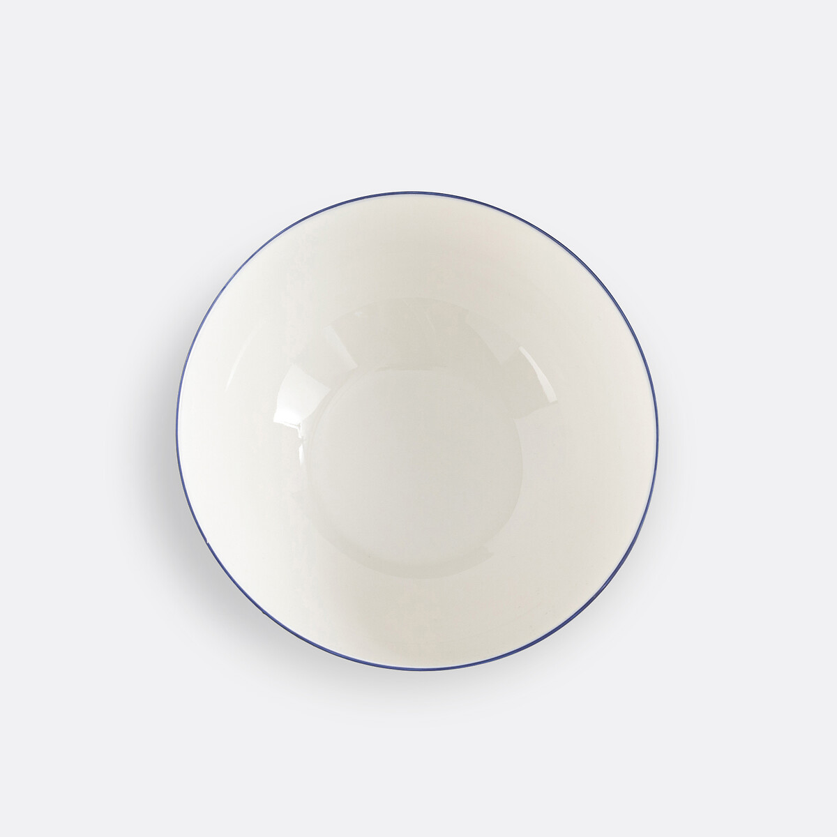 Lot de 4 bols porcelaine, Malo blanc/bleu, LA REDOUTE INTERIEURS