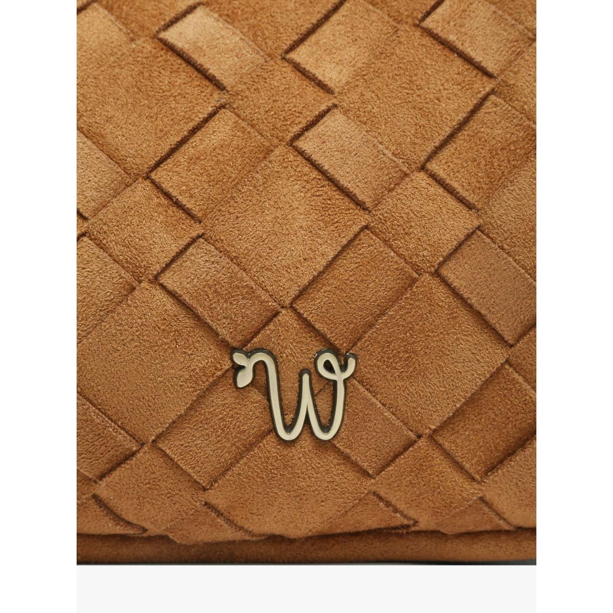 Sac bandoulière Aubepine camel, WOOMEN