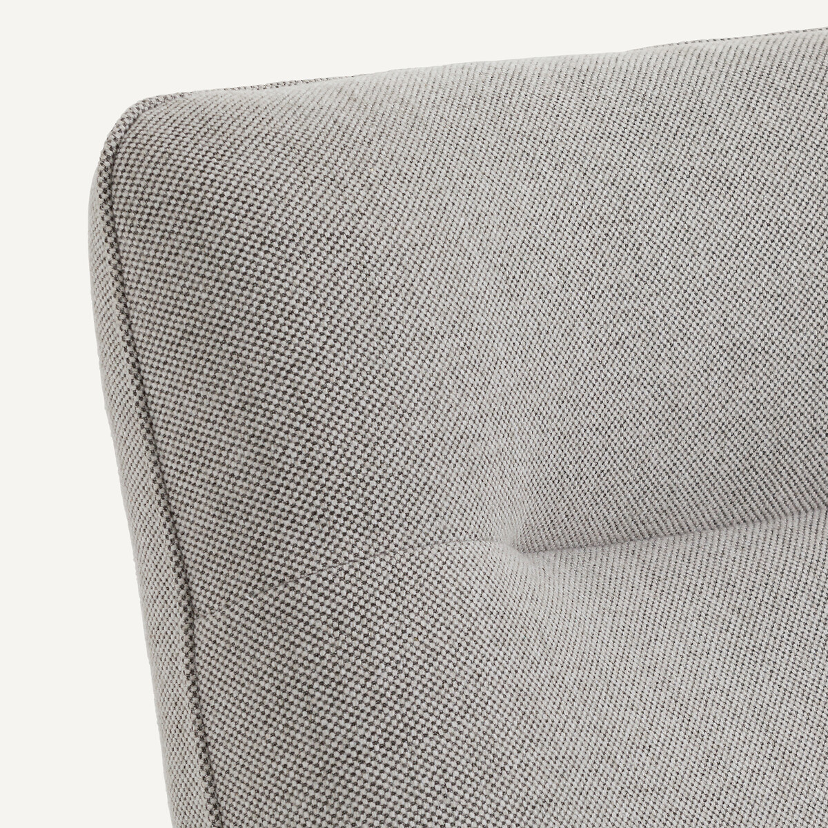 Fauteuil tissu natté chiné, Helma gris clair, AM.PM