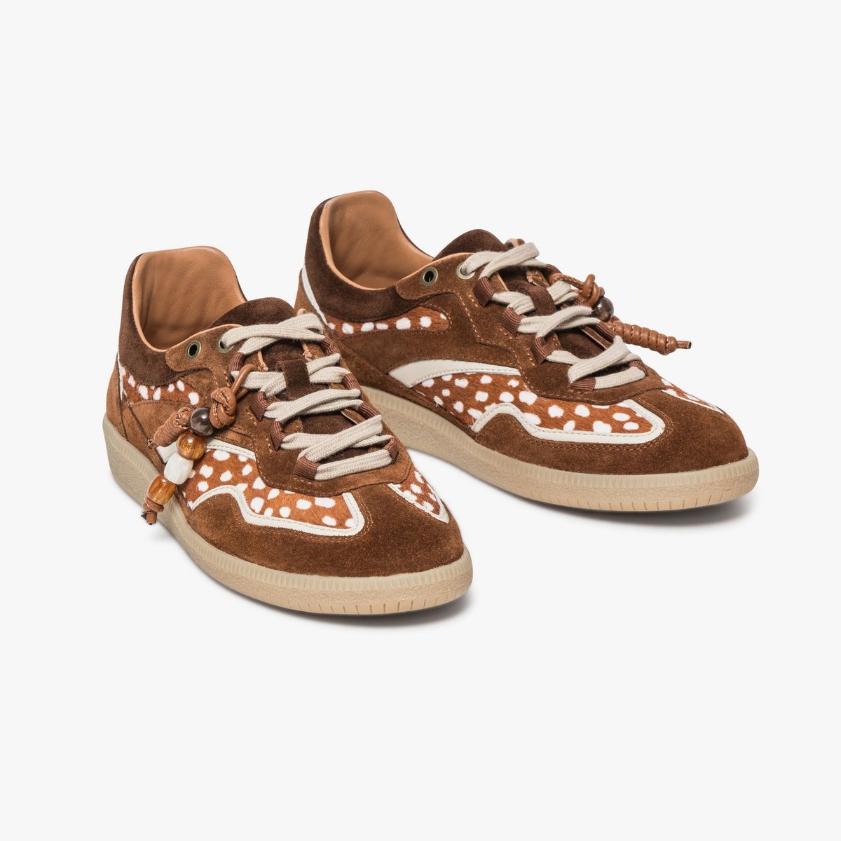 Basket en cuir LULU cognac beige/cognac, BOCAGE