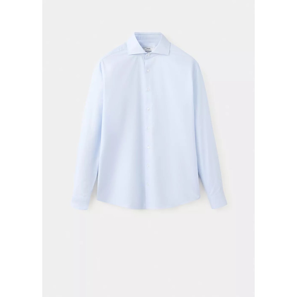 Chemise de costume regular-fit 100 % coton bleu ciel, MANGO MAN