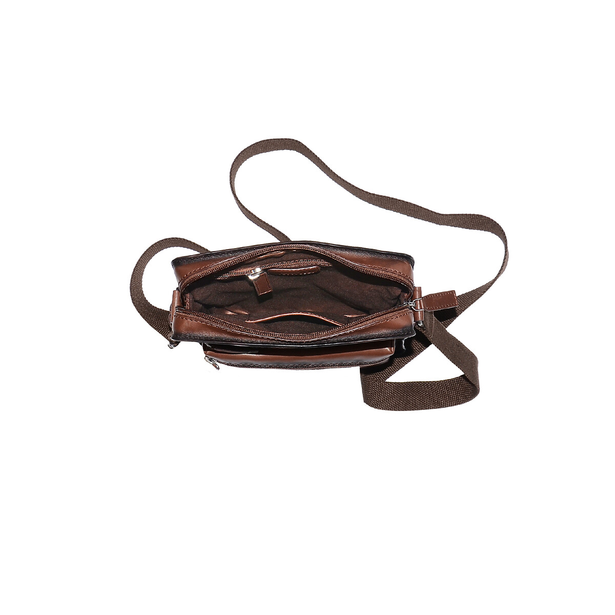 Bolsa em pele, DAKAR castanho, DAKAR