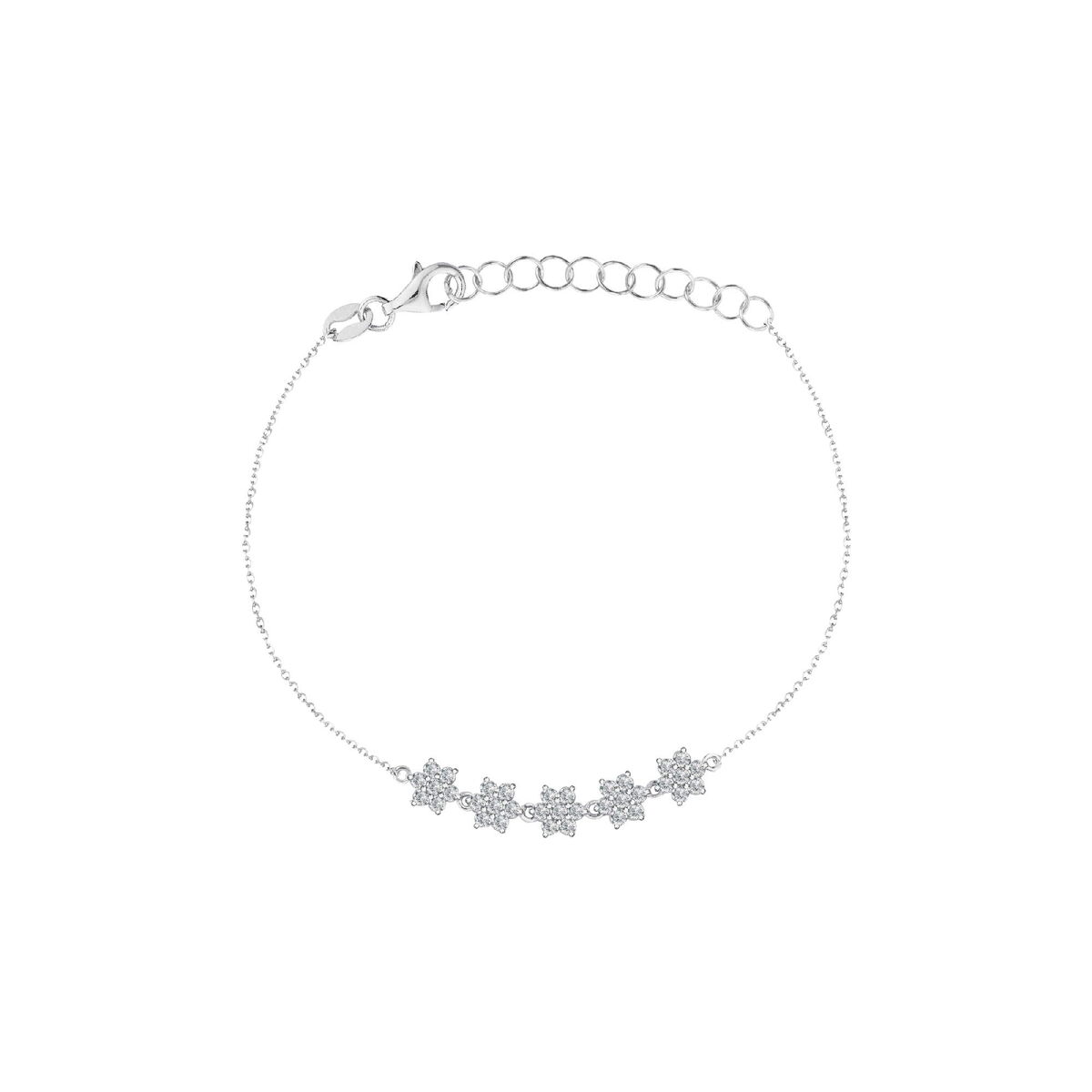 Bracelet en argent 925 STAR FLOWER argent, BLUESPIRIT