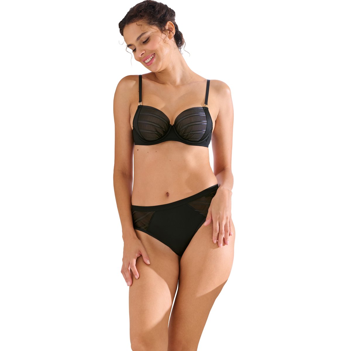 Soutien-gorge préformé PRINCESS noir, LISCA