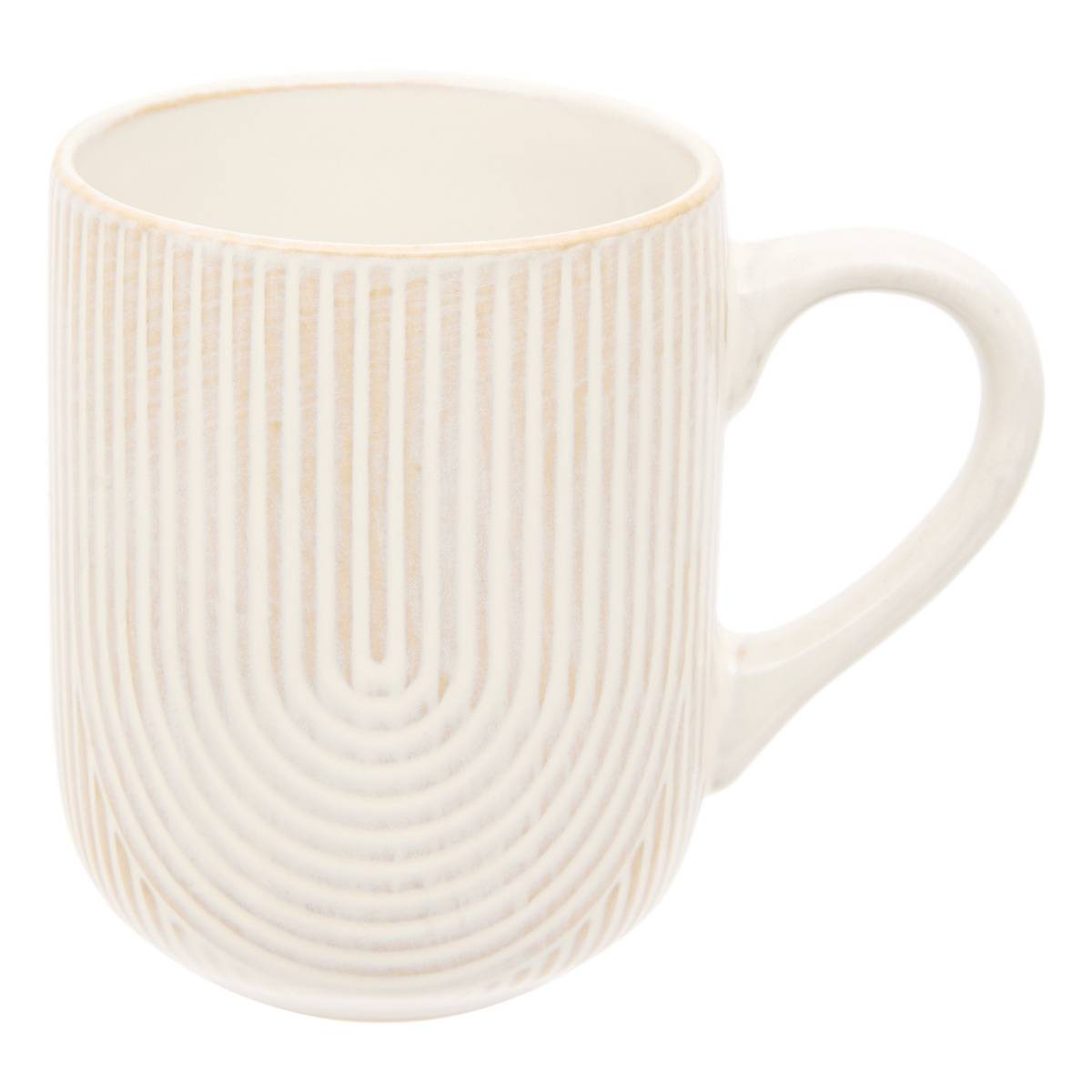 Mug en faïence LYA blanc, ATMOSPHERA