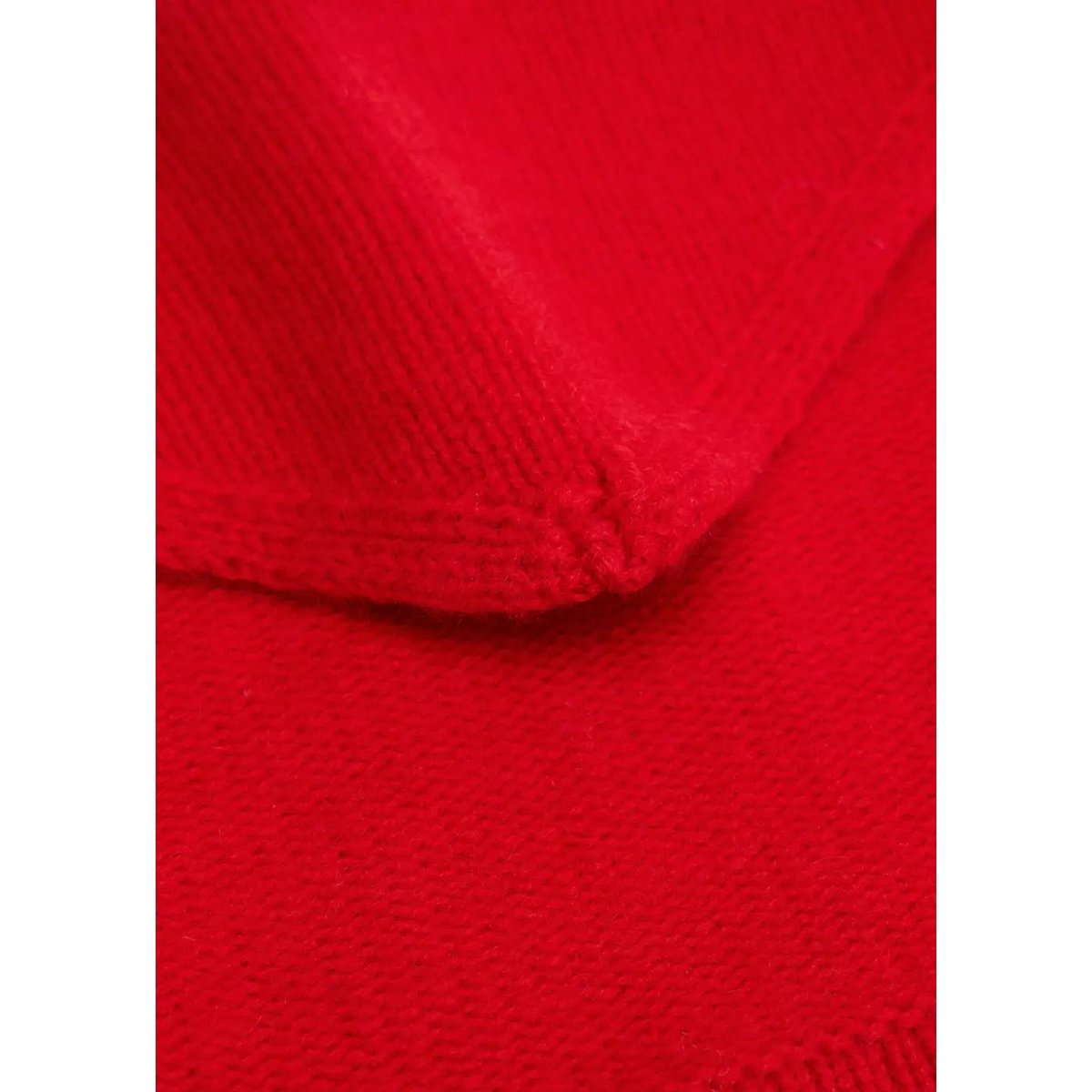 Foulard mélange laine cachemire rouge, MANGO