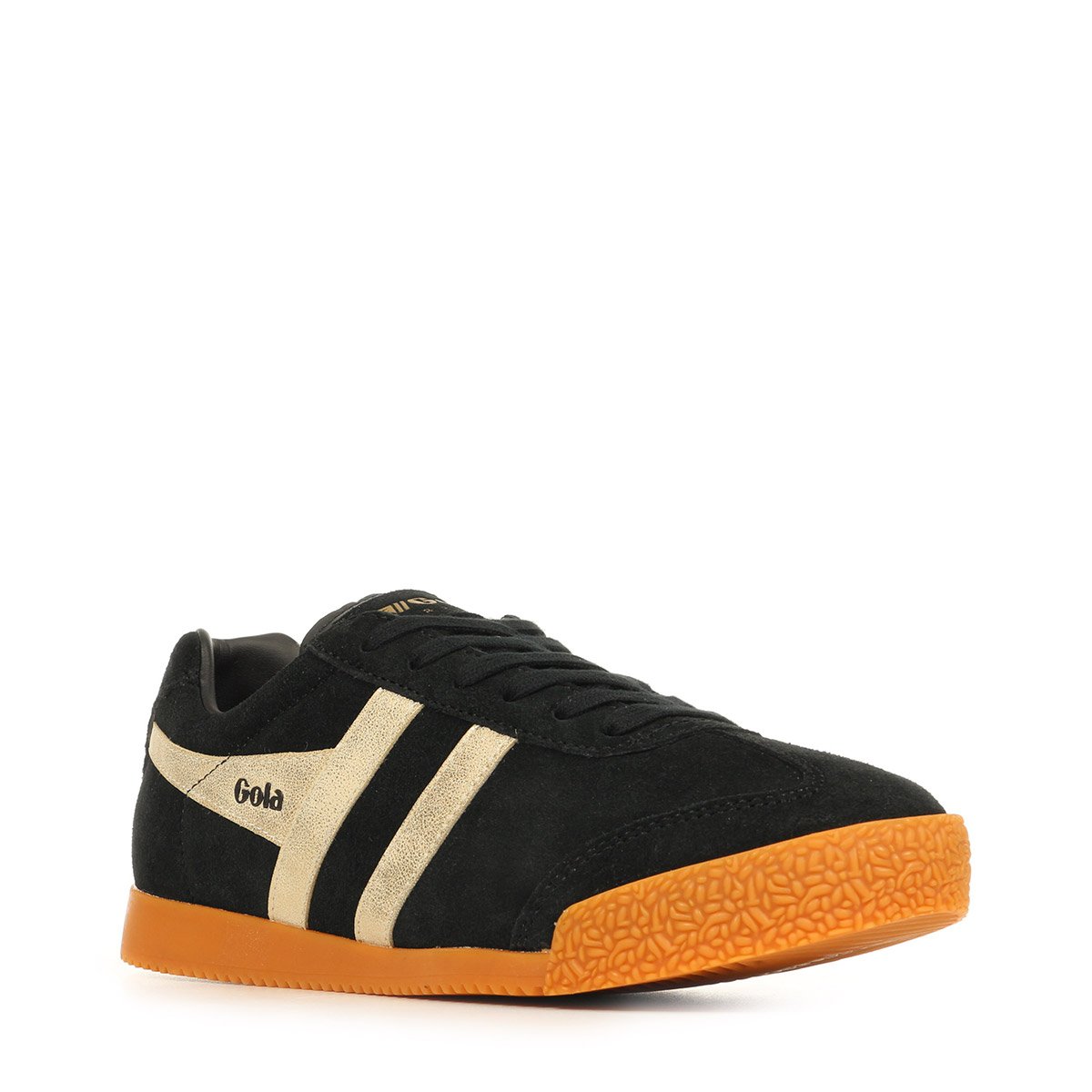Baskets HARRIER MIRROR TRAINER black gold gum, GOLA
