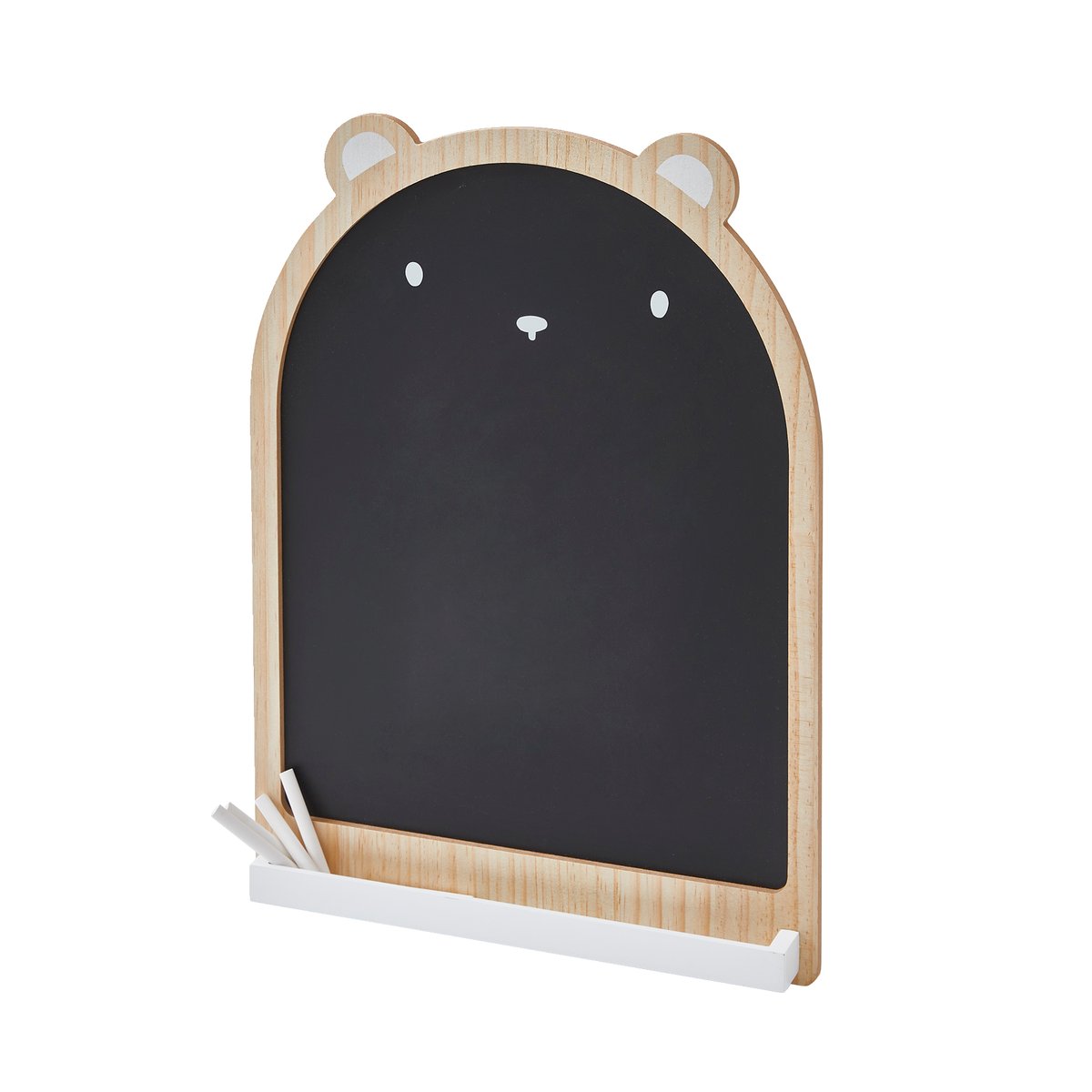 Ardoise porte-craie Ourson noir, VERTBAUDET
