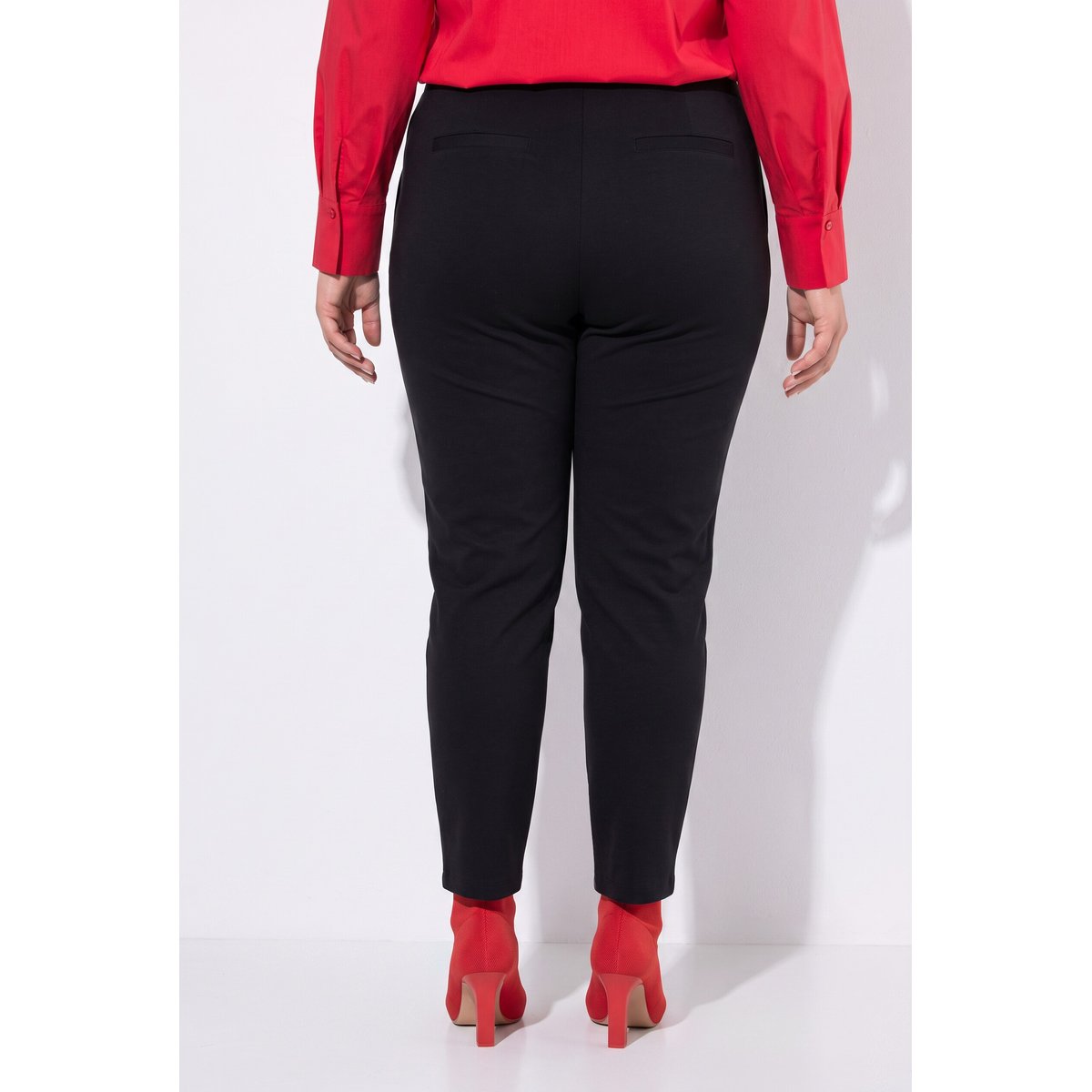 Pantalon point de Rome noir, ULLA POPKEN
