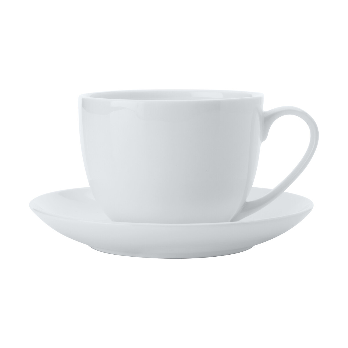 Set of 4 Cashmere Cups & Saucers white, MAXWELL WILLIAMS
