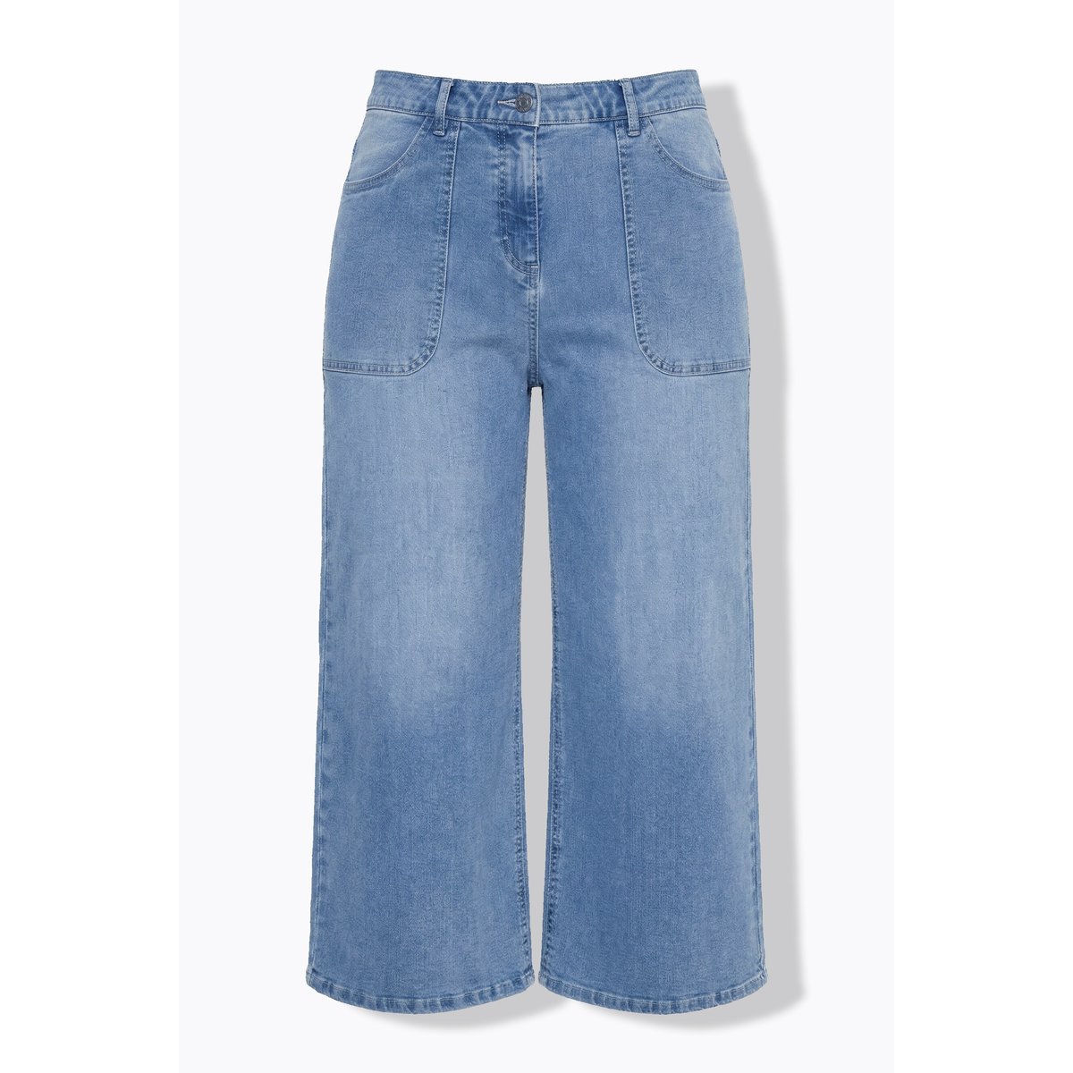 Jupe-culotte en jean Mary bleu clair, ULLA POPKEN