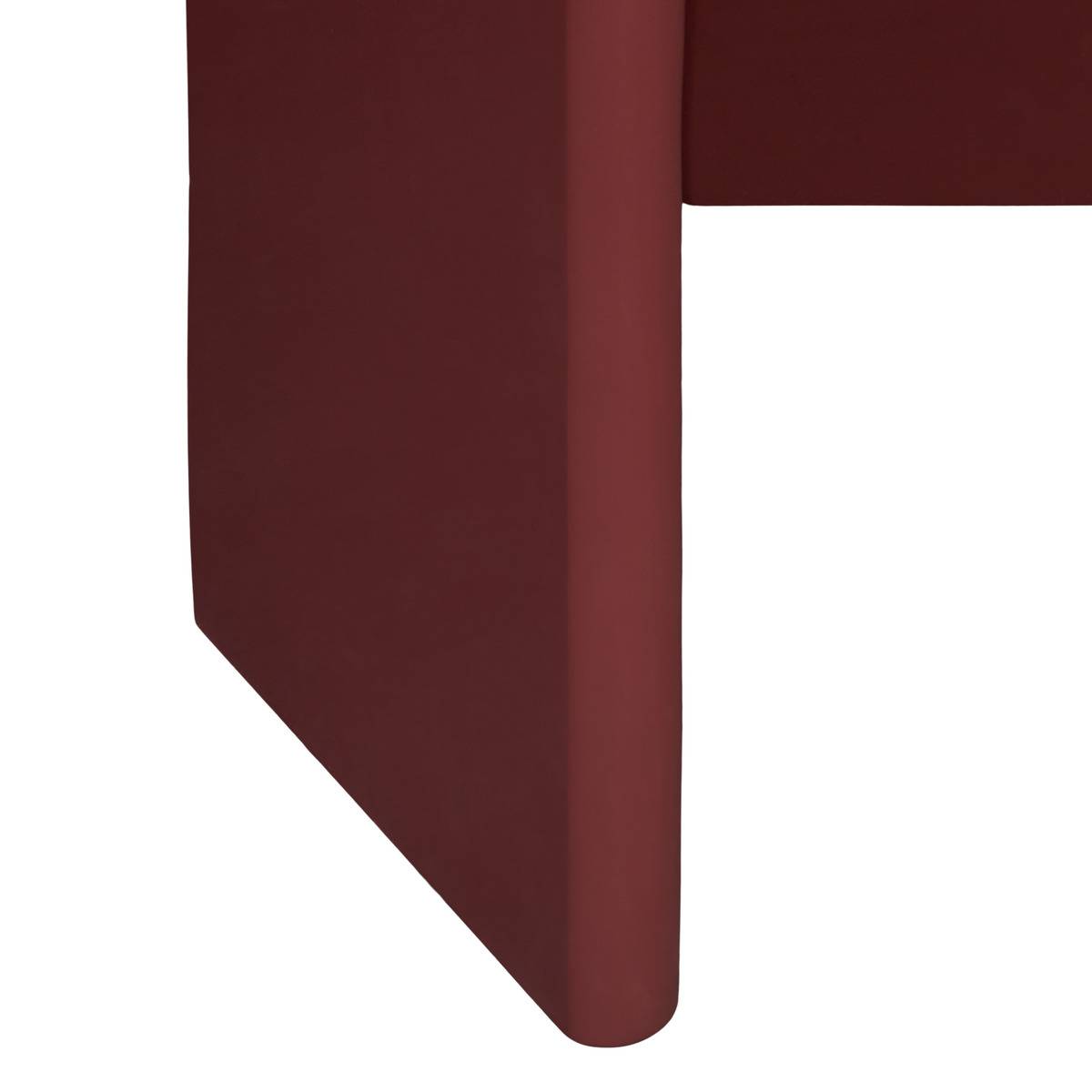 Console ovale finition glossy DOUGLAS bordeaux, ATMOSPHERA