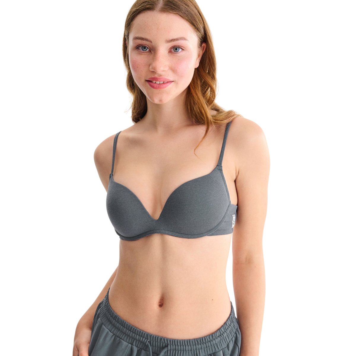 Soutien-gorge push-up sans armatures FREEDOM gris, LISCA