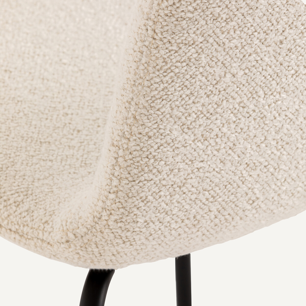 Sedia bouclé, Tibby gesso, AM.PM