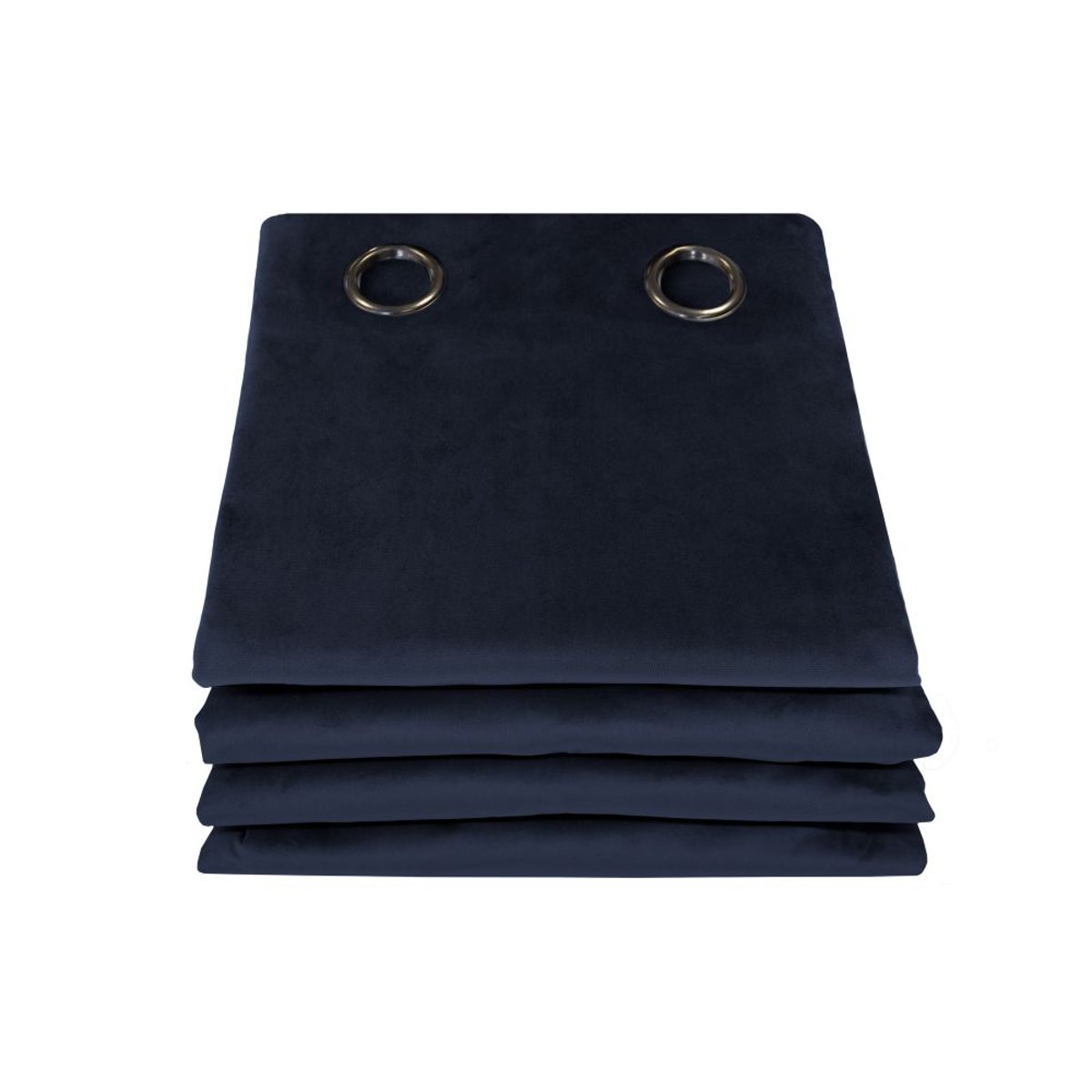 Rideau thermique occultant Oeillets VENISE bleu mc412, MOONDREAM