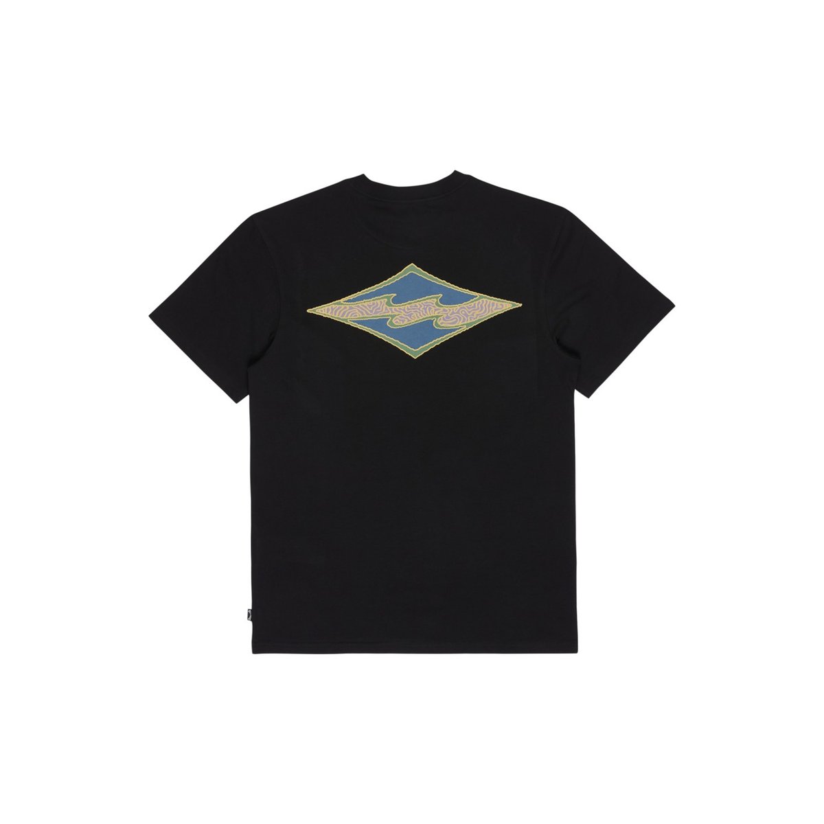T shirt manches courtes CRAYON WAVE noir black, BILLABONG