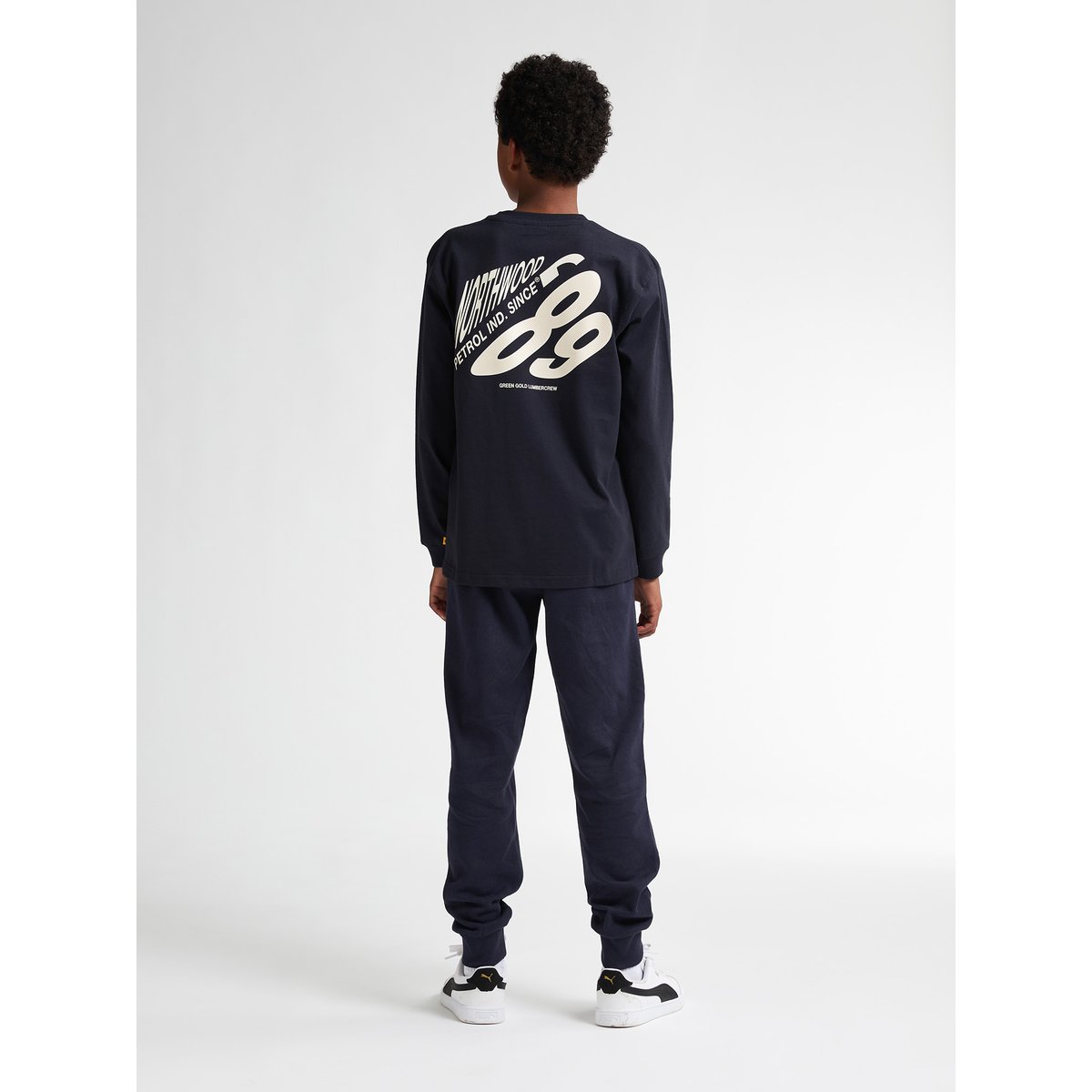 T-shirt graphique mammouth bleu royal navy, PETROL INDUSTRIES