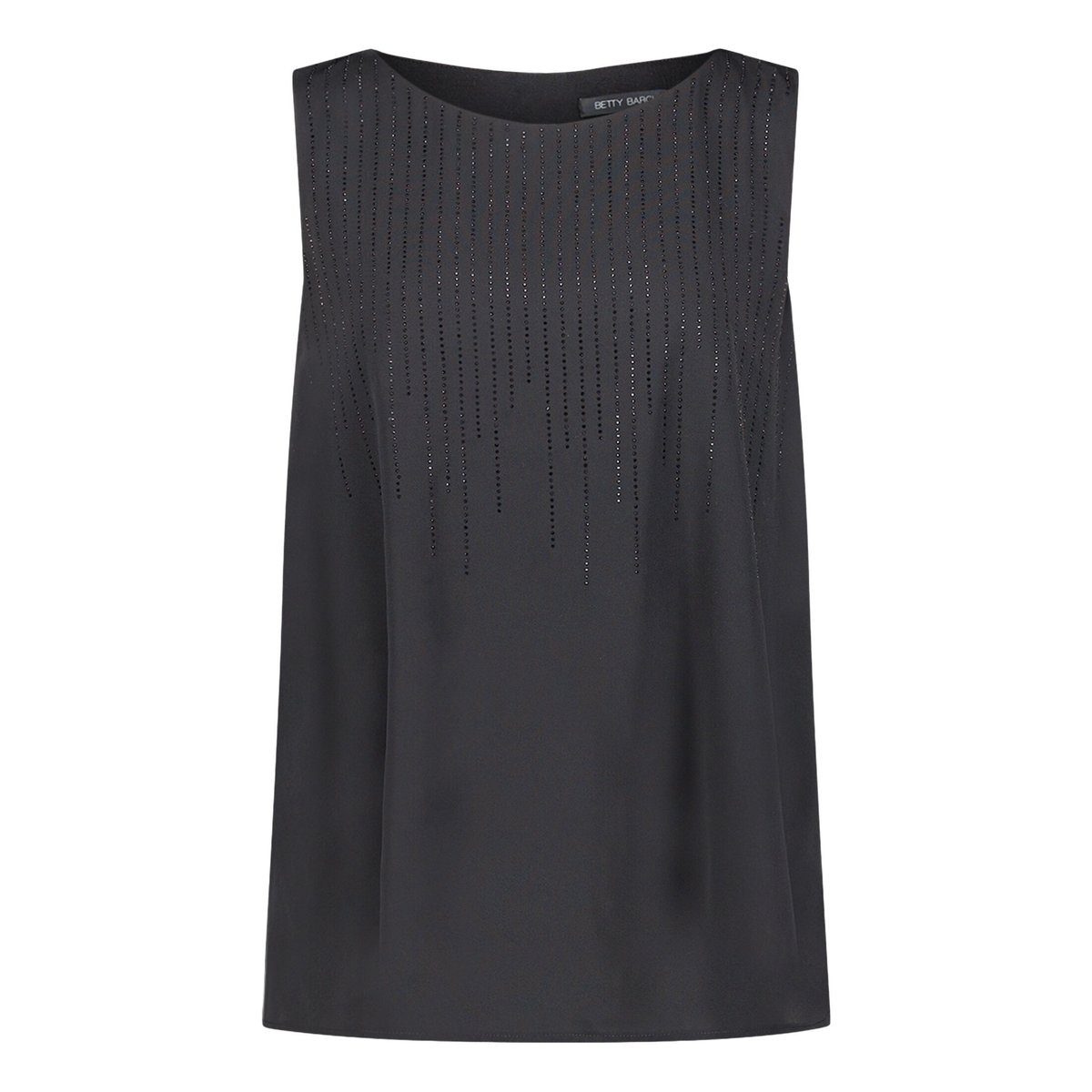 Haut façon blouse unicolore noir, BETTY BARCLAY
