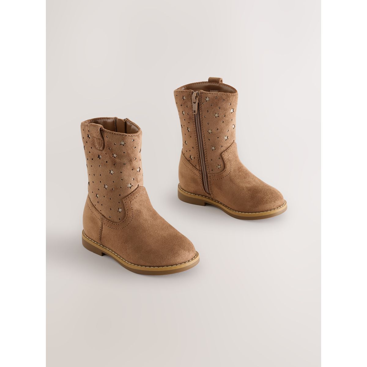 Bottes style western étoile brun clair, NEXT
