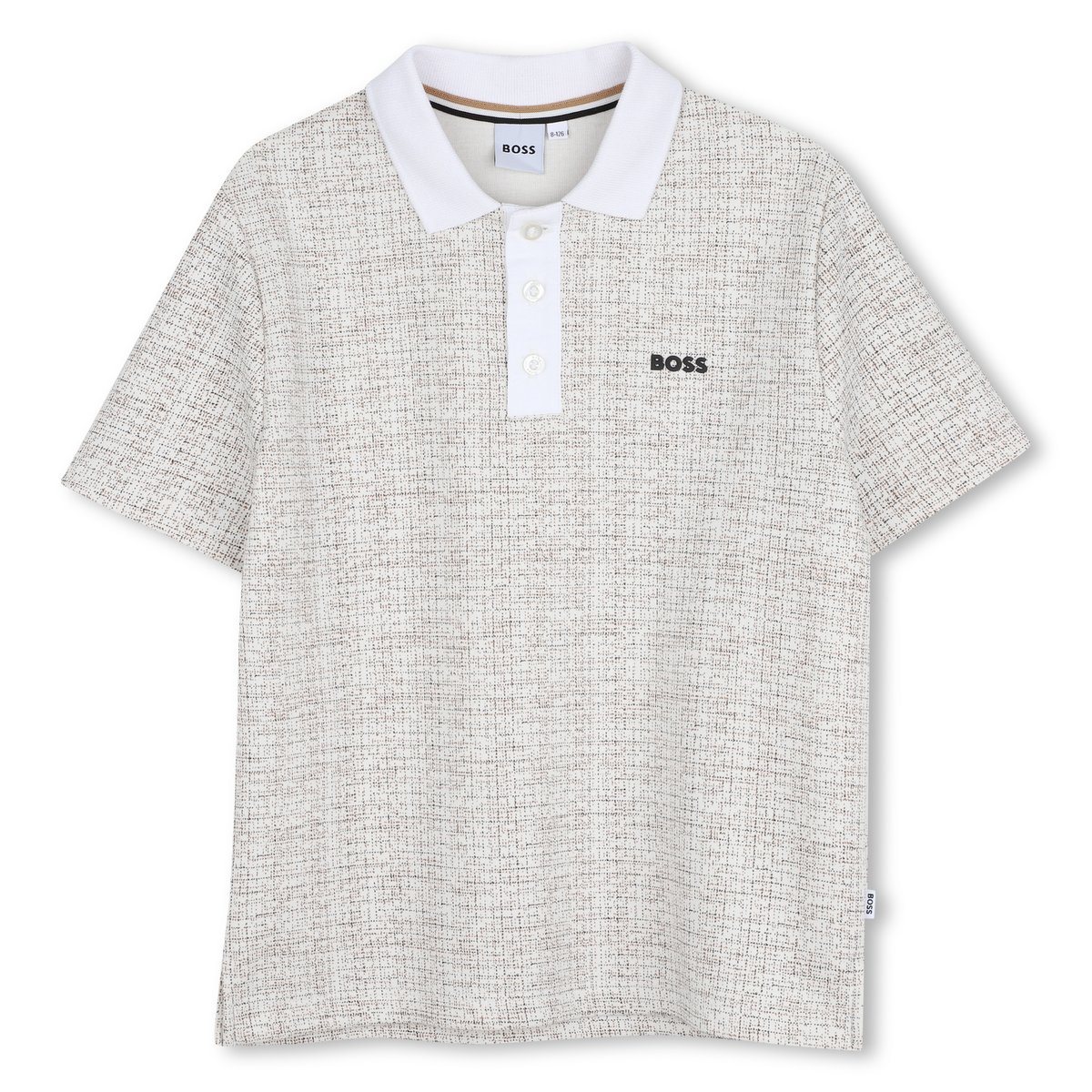 Polo manches courtes ivory, BOSS KIDSWEAR