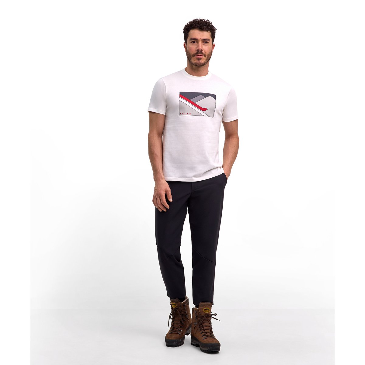 T-Shirt Anniversary blanc, FALKE