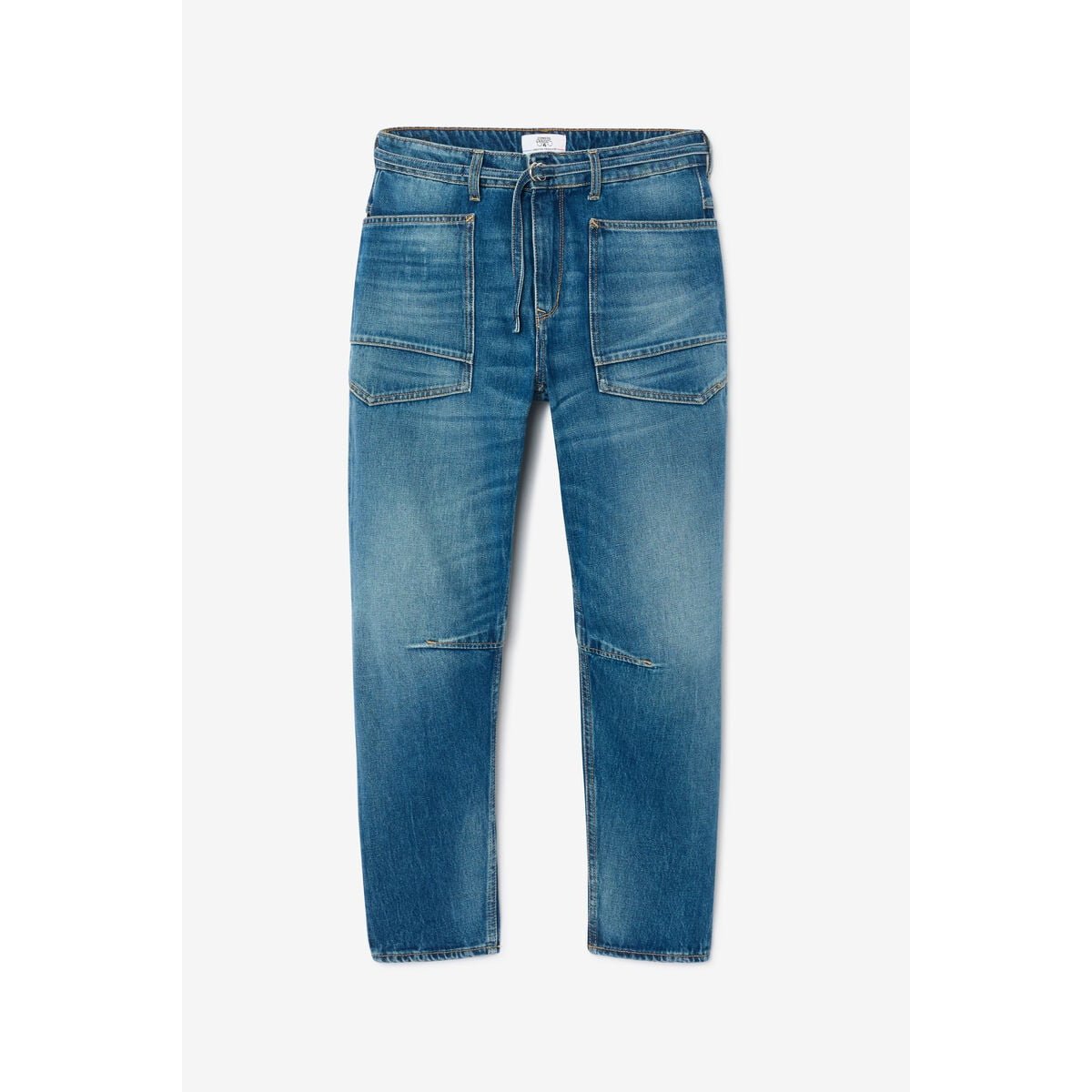Jeans loose, large balloon , longueur 34 blue, LE TEMPS DES CERISES