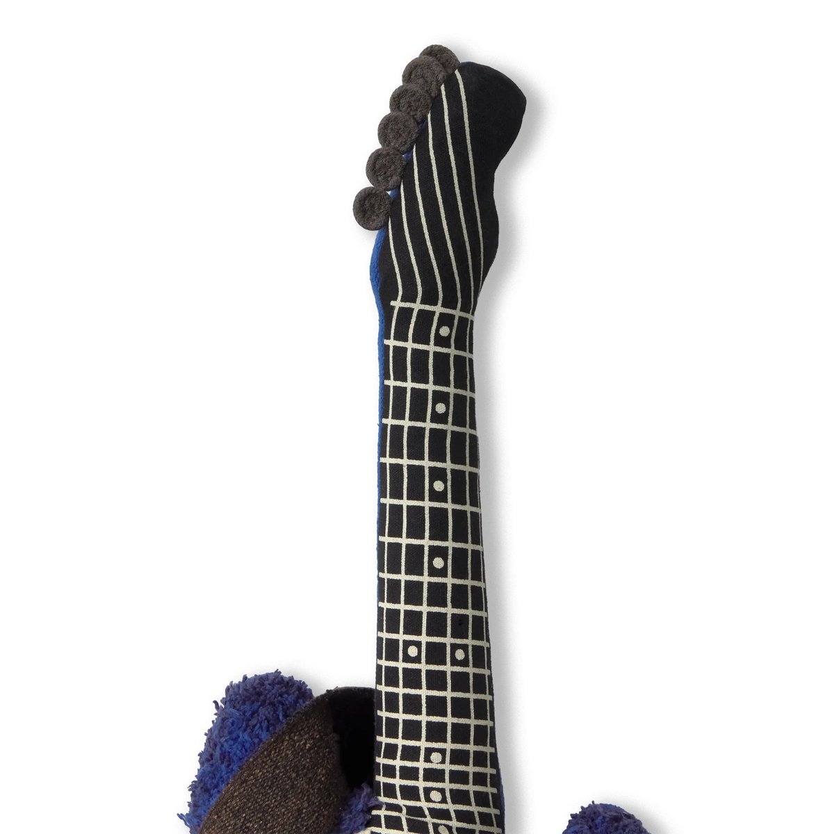 Coussin Guitare électrique MUSIC STUDIO bleu électrique, noir, bleu nador, marine, LORENA CANALS