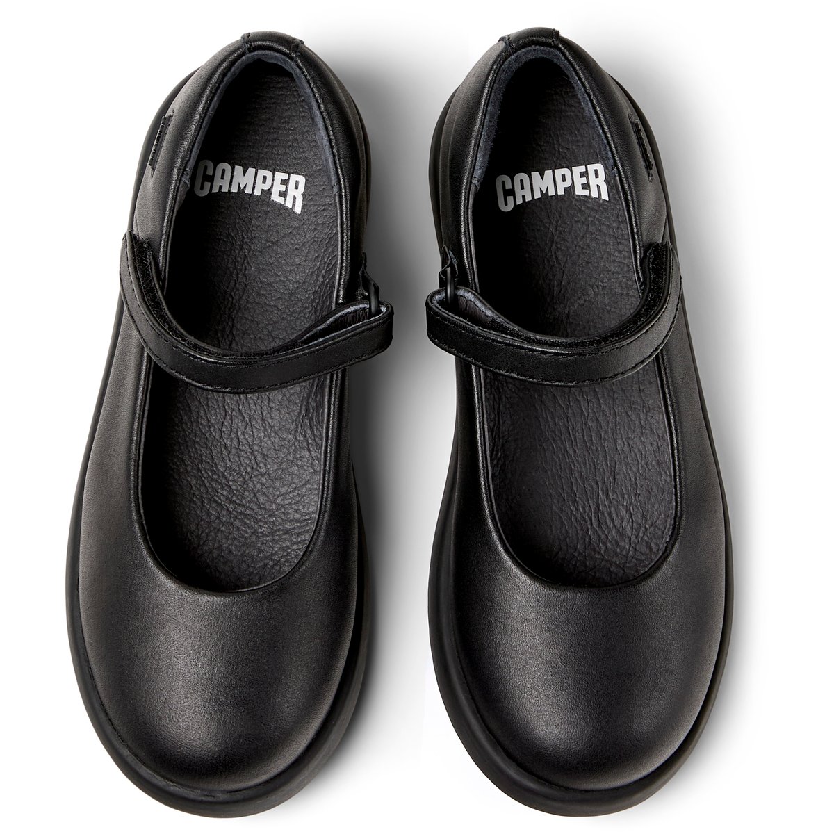 Ballerines Duet cuir Smooth Leather noir 2, CAMPER