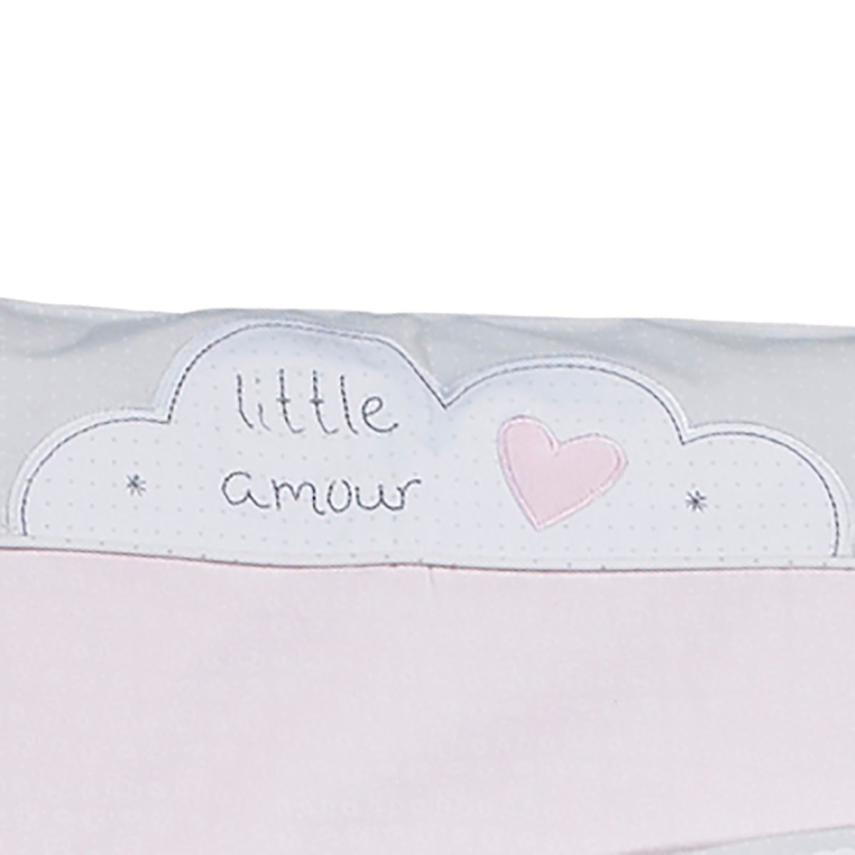 Parure de Lit et taie en coton rose, SAUTHON