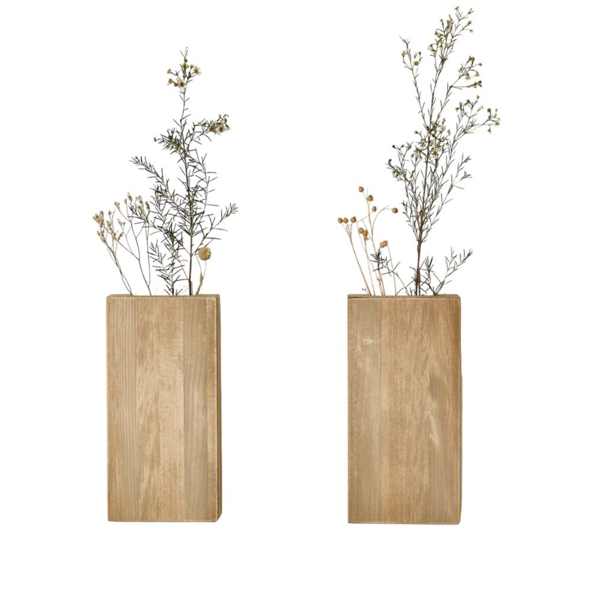 Vase mural en bois lot de 2 - KOEN olivier, AUTRE TON