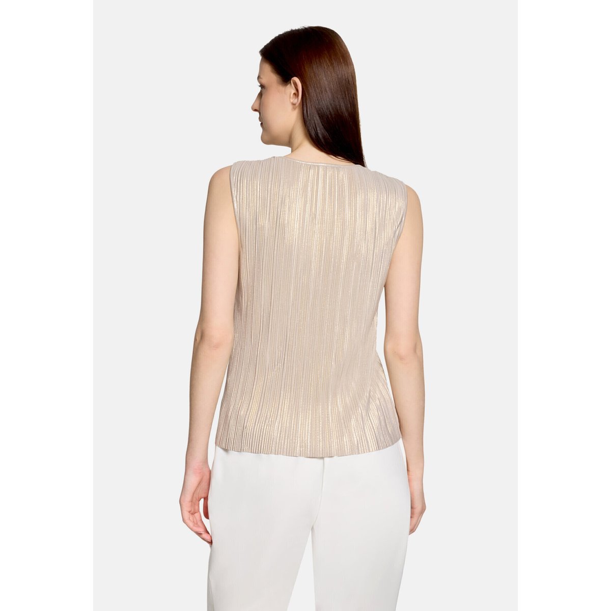 Haut casual à effet brillant gris, BETTY BARCLAY