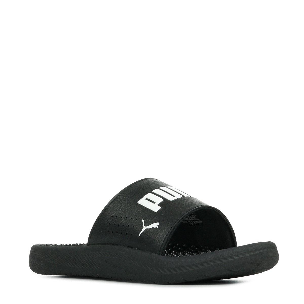Claquettes Softride Slide Massage black white, PUMA