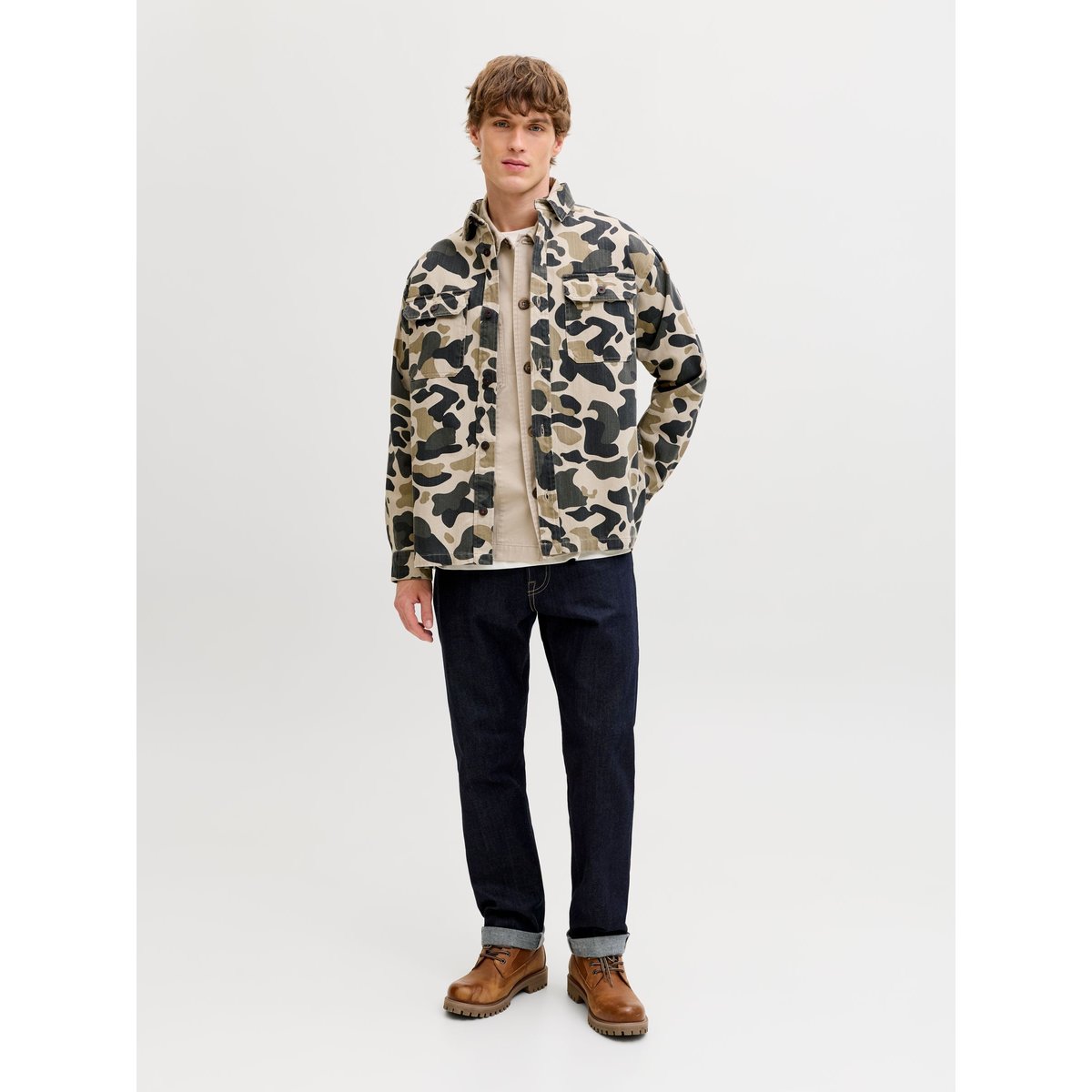 Surchemise grise - crockery 1, JACK & JONES