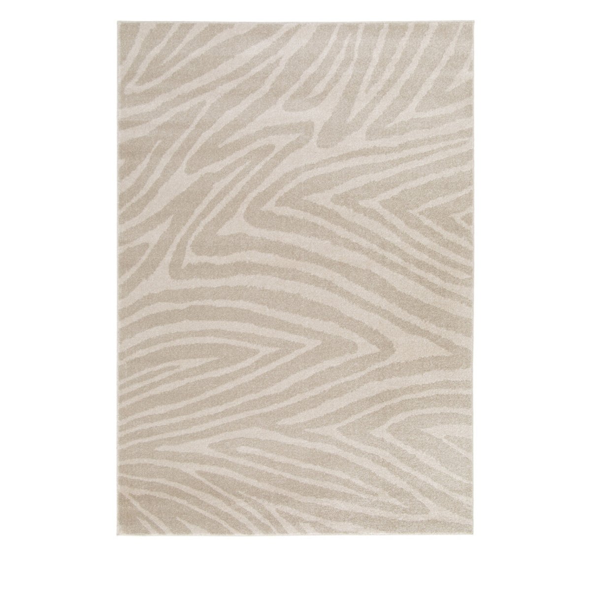 Tapis graphique à motif zébré- ZEBRA beige, DRAWER