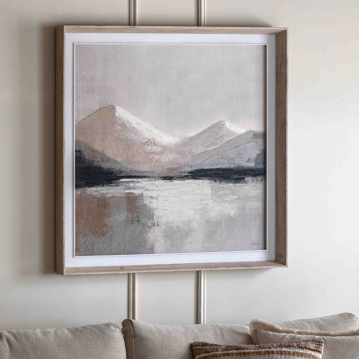 92cm Beyond the Pale Framed Canvas white, ÉDITÉ