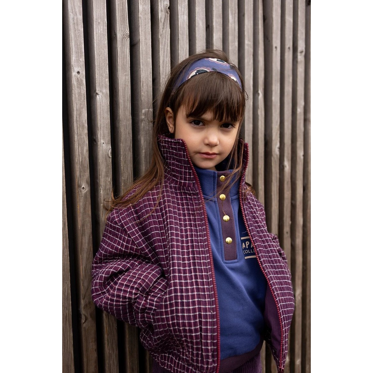 Veste à carreaux, VANAYA rose, APACHES COLLECTIONS