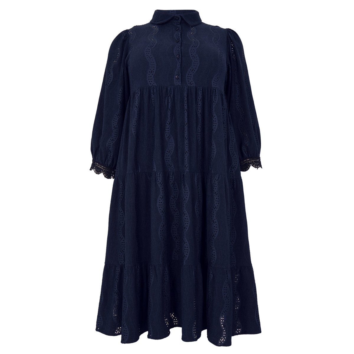 Robe en dentelle bleu, YOEK