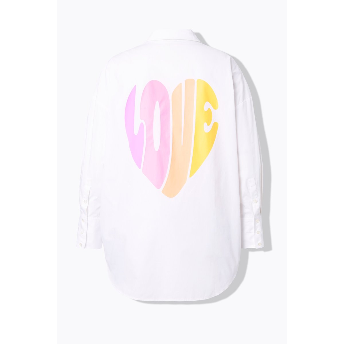 Chemisier oversize, imprimé dans le dos blanc cassé, STUDIO UNTOLD
