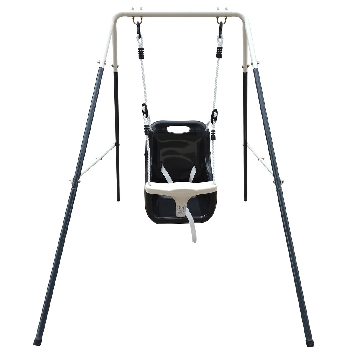 AXI Metal Baby Balancoire avec siege Anthracite cream couleur unique, AXI HOUSE
