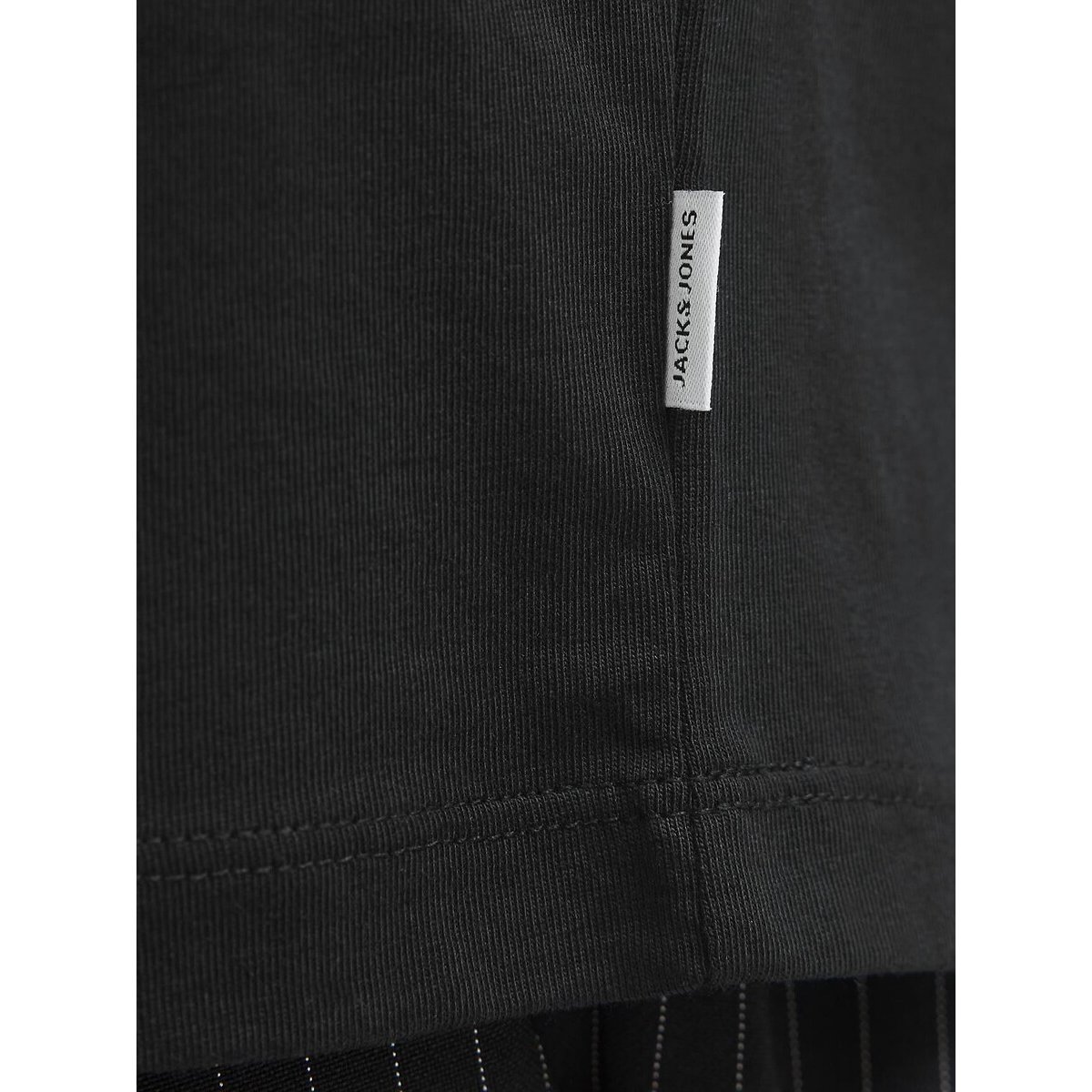 Set van 2 T-shirts met lange mouwen zwart + wit, JACK & JONES